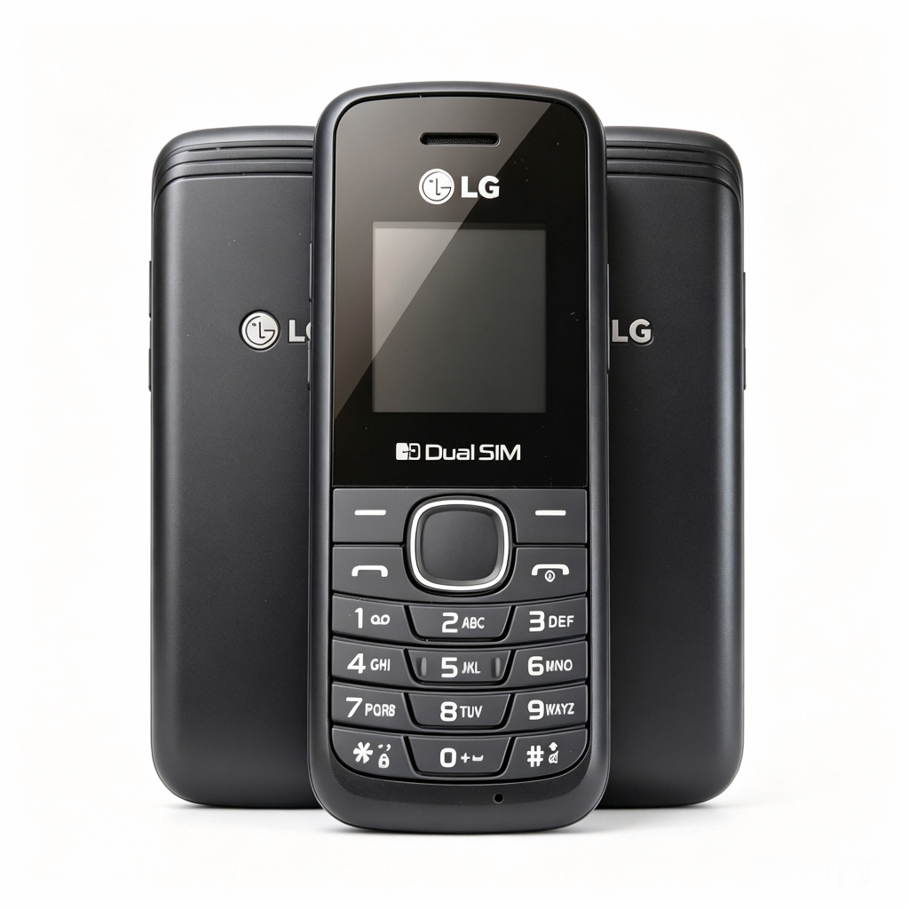 LG B220 Celular Bluetooth Original 2G 2 Chip Telefone Com Lanterna E FM Para Idoso Barato Celulares Para Presente Natal