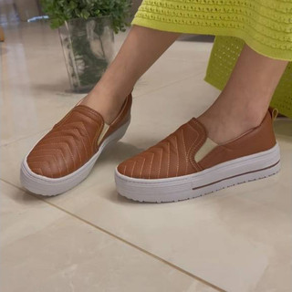 slip plataforma Sapatilha Feminina Sem Cadarço Confortável Elegante Calce Fácil 34 ao 39 | ENVIO IMEDIATO
