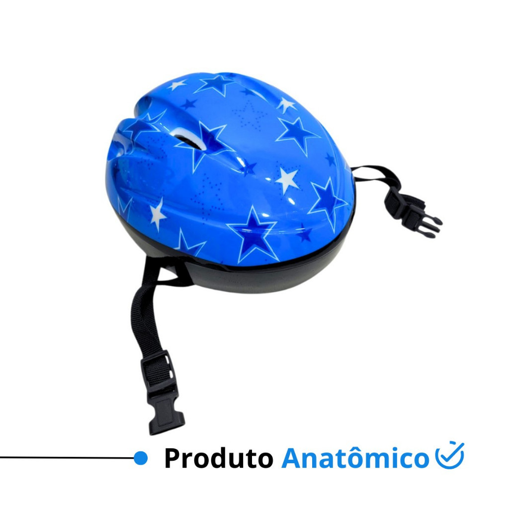 Capacete Infantil Proteção Segurança Para Prática Esportiva Bicicleta Skate Patins Patinete Ciclismo