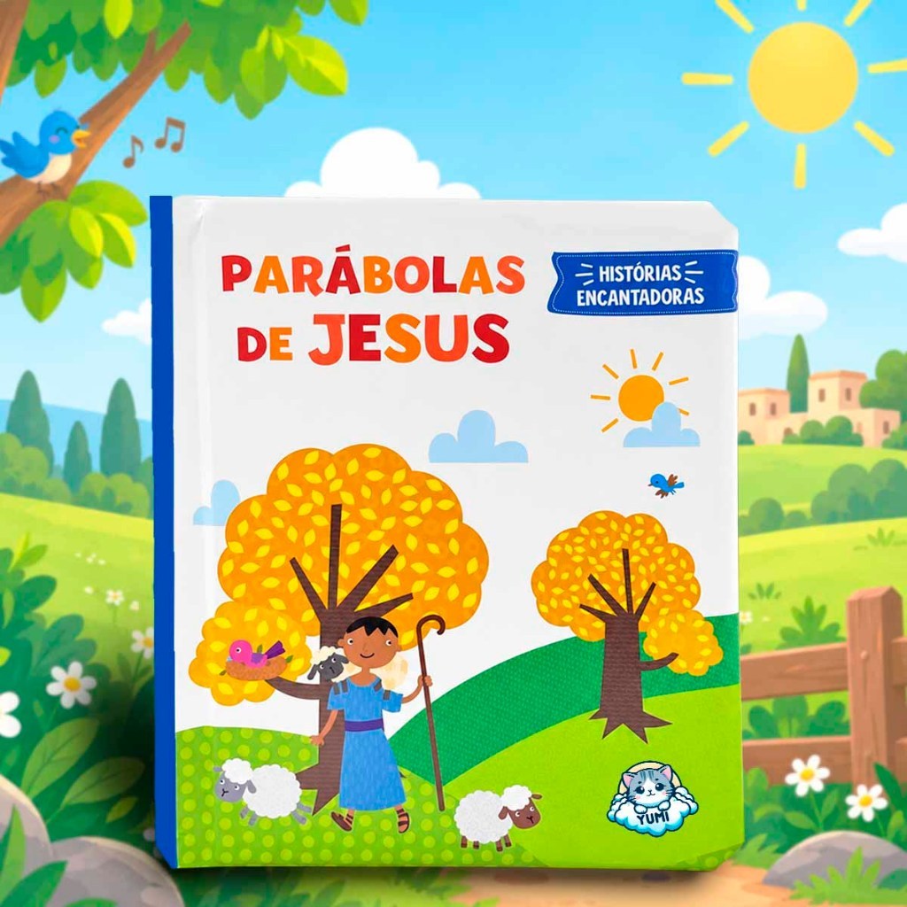 As Parábolas de Jesus Livro Bíblico Infantil Educação Cristã para Crianças