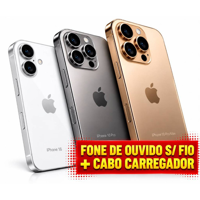 CELULAR APPLE IPHONE 16/ 16 PRO/ 16 PRO MAX - 128GB/ 256GB (VITRINE) ORIGINAL, PRONTA ENTREGA, PROMOÇÃO ENVIO RAPIDO