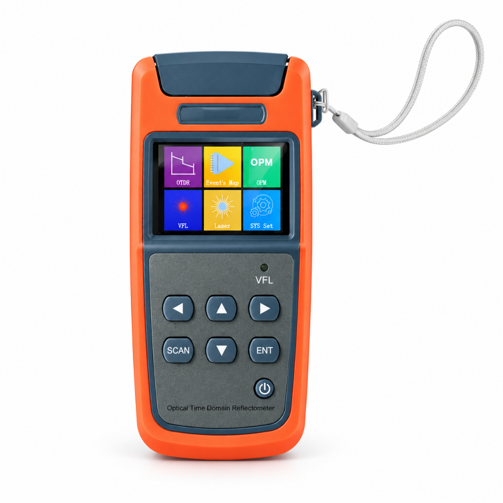 Mini OTDR Sumay 5953 22dB com VFL, OPM e Fonte de Luz Óptica