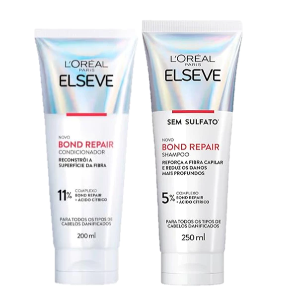 KIT ELSEVE BOND REPAIR - Shampoo 250 ml + Condicionador 200 ml