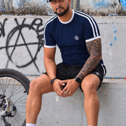 Camisa Esportiva Masculina Dry Fit UV 30+ Academia Poliéster Silk Branco