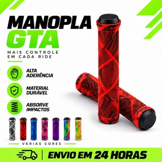 Manopla Bike GTA 165mm NBR Antiderrapante Pegada Firme Bicicleta Par