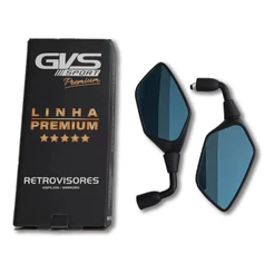 Retrovisor Gvs Xre 300 Rebaixado 90° Yamaha Convexo Azul