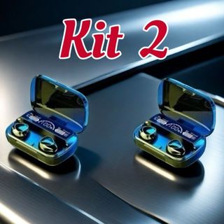 M10 Bluetooth 5.3 Fones de ouvido sem fio TWS estéreo com carregador Power Bank