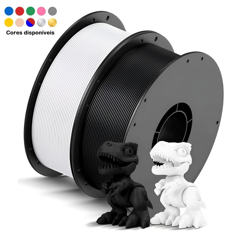 Filamento PLA Premium 2Kg 1,75mm Efeito Aveludado Impressora 3D FDM 3D Oficial