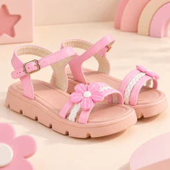 Sandália Tamanco Infantil Menina Conforto Moda Casual Feminina