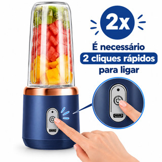 400ML 6 Lâminas Espremedor Elétrico Mini Liquidificador Portátil De Suco De Alimentos Misturador Leite