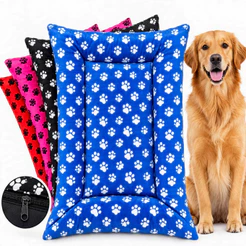 Cama Colchonete Pet Almofada Lavável Para Cachorro e Gato Caminha Pet Térmica Premium com Zíper Confortável