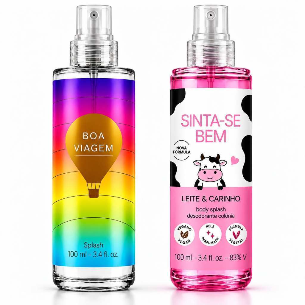 Dupla Body Splash Feminino Dream + Deleite 100ml