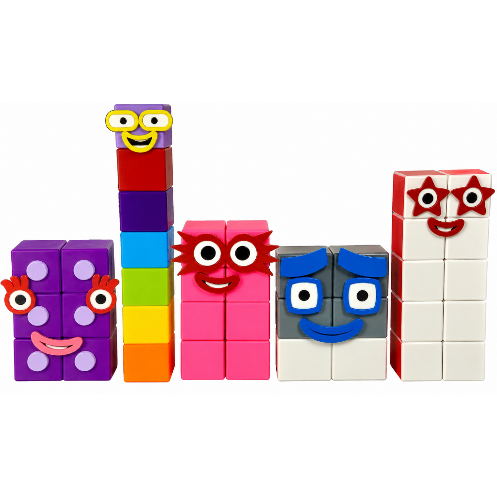 Conjunto de Brinquedos Matemáticos Numbers Block | números de blocos | TAMANHO GRANDE NOVO MODELO | PRONTA ENTREGA — imagem 2 de 2