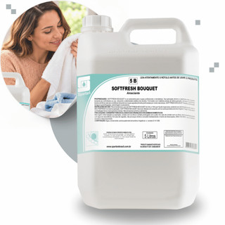 Amaciante Concentrado Softfresh Bouquet 5l Spartan Cheiro de Rica Profissional Lavanderia