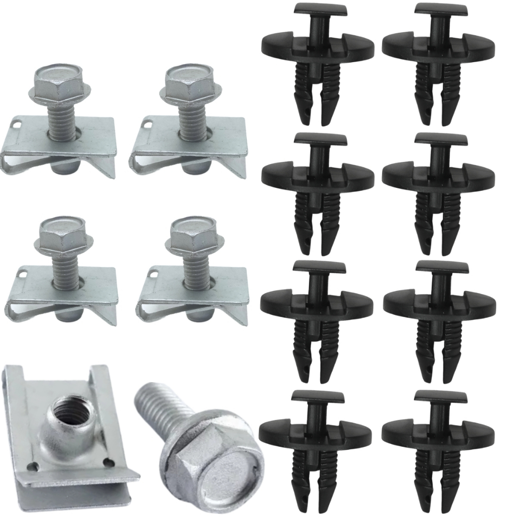 Kit Instalação Presilha Protetor Carter Compativel Peugeot 3017 2001 Até 2012 — imagem 2 de 2