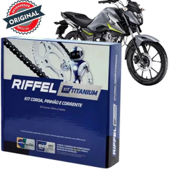 KIT RELACAO TRANSMISSAO TRAÇÃO CG 160 TITAN CG 160 FAN CG160 START CG 160 CARGO 2016 A 2023 RIFFEL ORGINAL MELHOR PREÇO