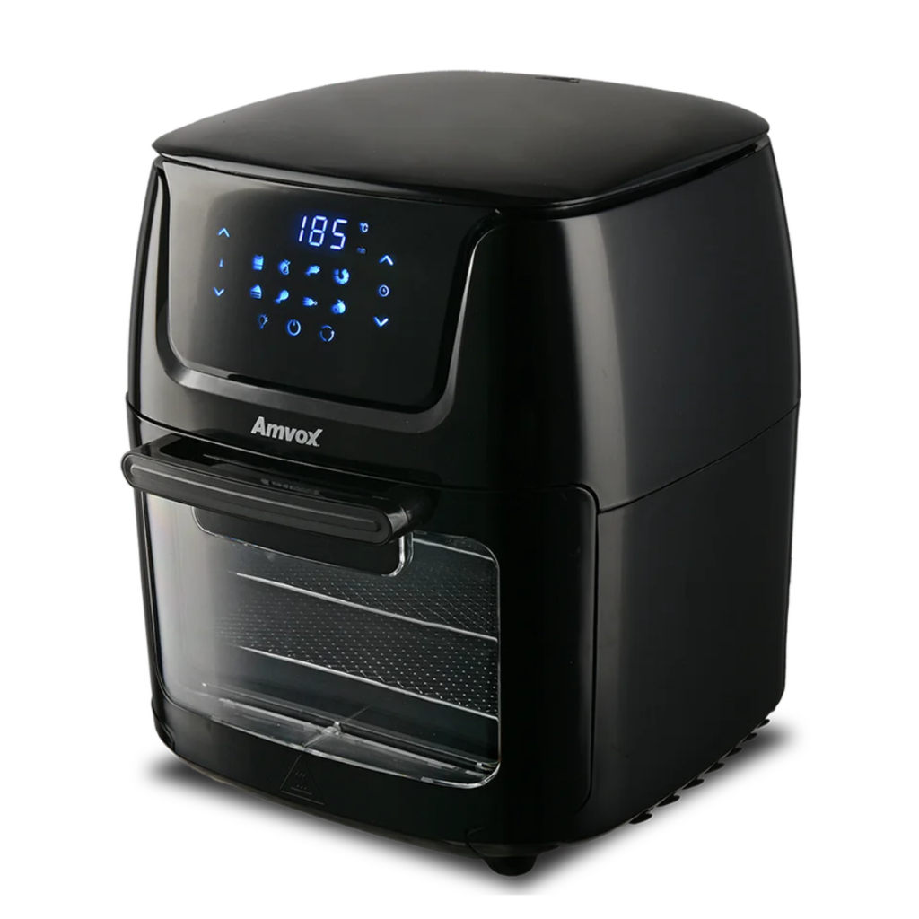 Air Fryer Forno Amvox 12L 220V – Painel Digital Touch, Multifuncional, Sem Óleo, Timer, Grande Capacidade e Potência