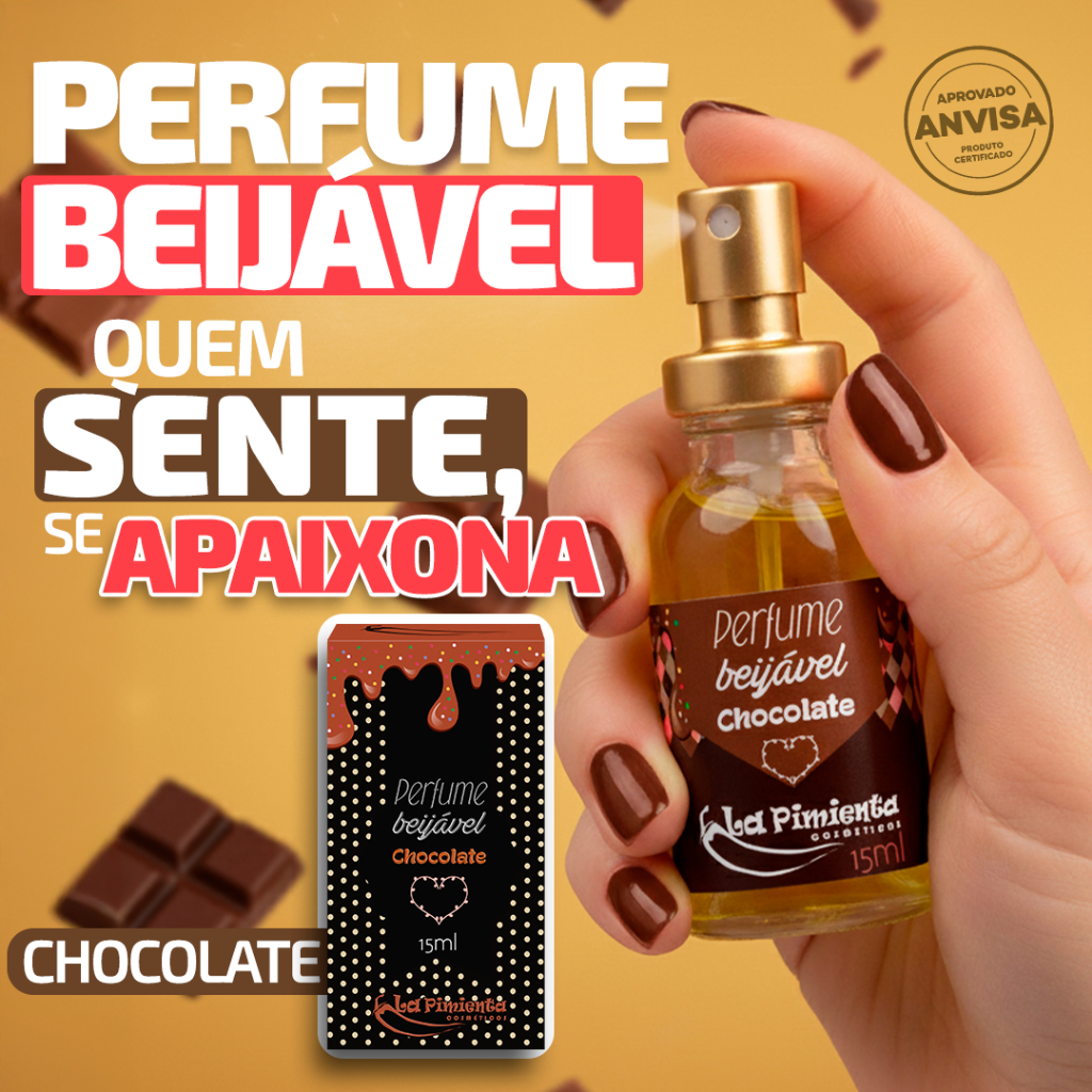 PERFUME BEIJÁVEL TEU CHEIRO VIRA TESÃO NA BOCA