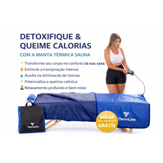 Manta Térmica Estética Corpo Inteiro Infravermelho Thermline 190x180cm em Oferta na Shopee