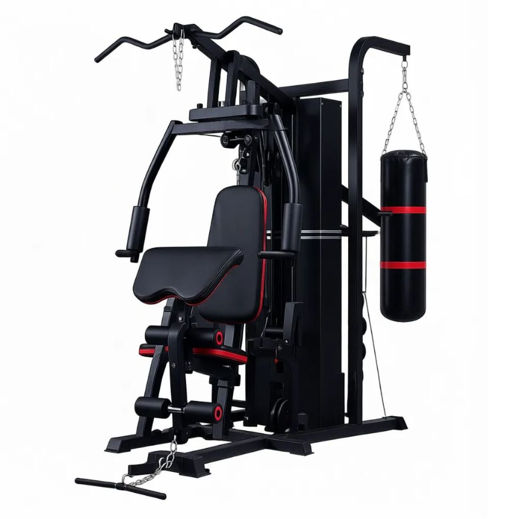 Estação de Musculação 4 Frentes 75kg Completa Bonafit Academia Condomínio