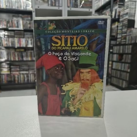 DVD SITIO DO PICAPAU AMARELO - O POÇO DO VISCONDE E O SACI
