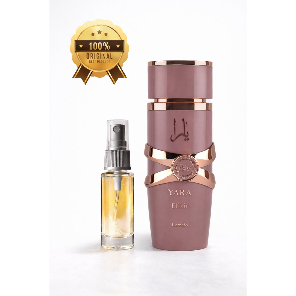 Perfume Árabe Yara Elixir Lattafa Original – Doce Floral Ambarado, Alta Fixação em Oferta na Shopee