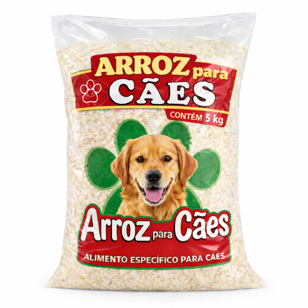 Arroz para cachorros 5kg | Alimentação nutritiva e natural para cães | Mistura nutritiva