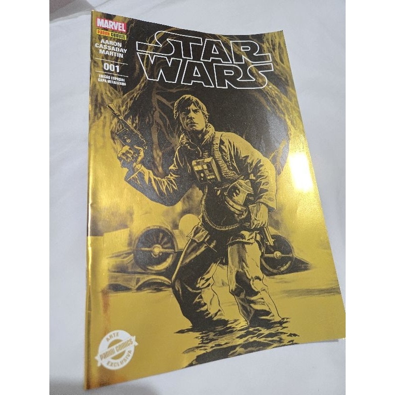 Revista em quadrinhos Star Wars nº 01, Ed. Especial, capa metalizada