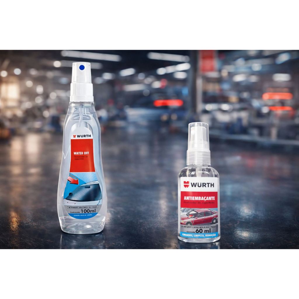 Kit Water Off 100ml Wurth + Antiembaçante 60ml Wurth