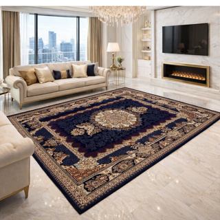 Tapete Aveludado Antiderrapante 2,00X2,50 Geométricos Modernos Fácil Limpeza Elegantes em Oferta na Shopee