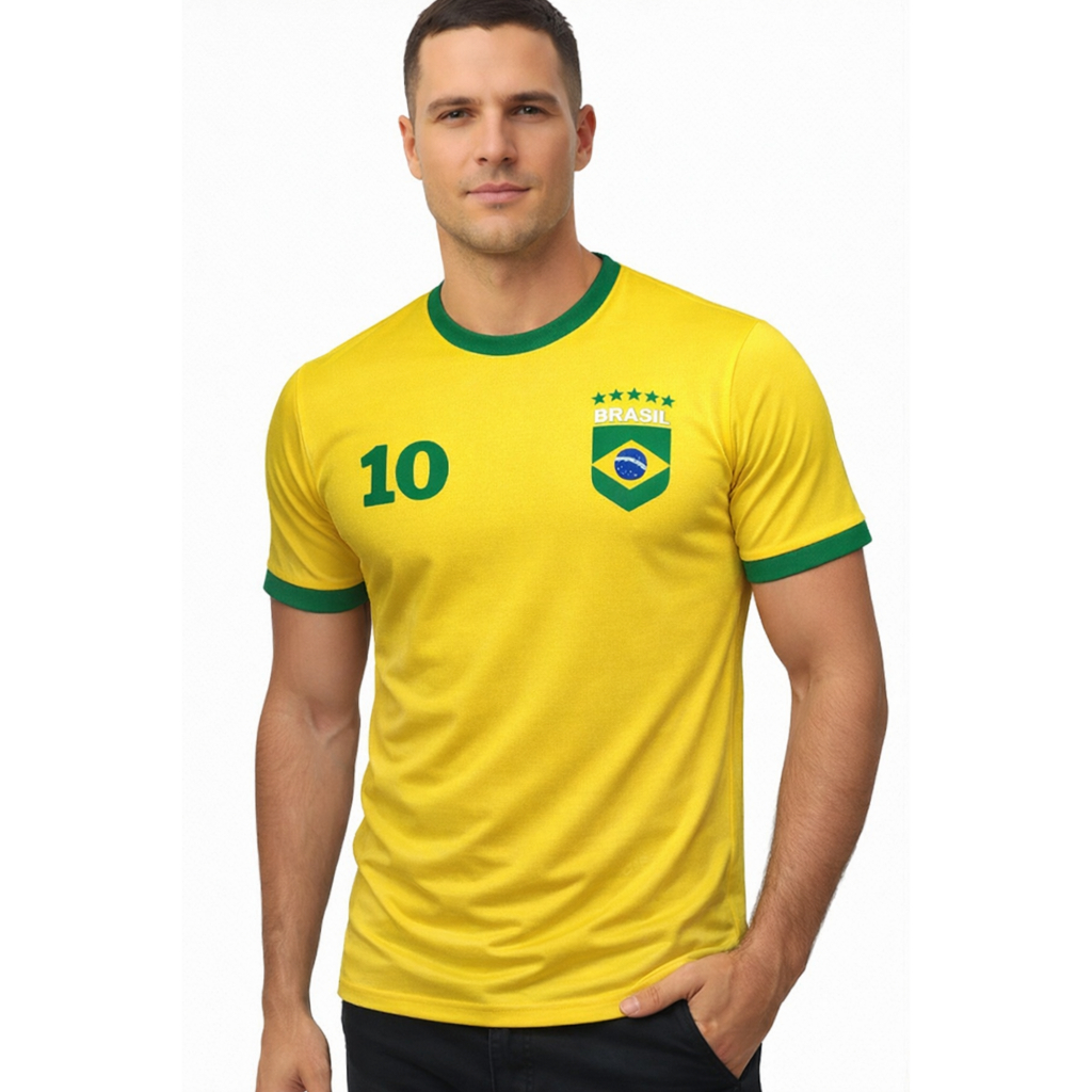 Camiseta da Copa Dry Fit Patriota Acorda Brasil 22 Personalize | Inspirada na Seleção Brasileira |Torcedor |P ao G em Oferta na Shopee