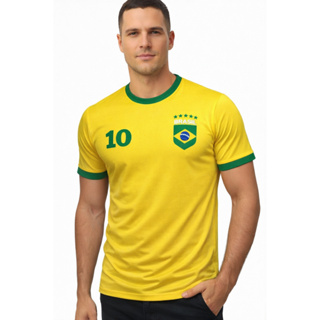 Camiseta da Copa Dry Fit Patriota Acorda Brasil 22 Personalize | Inspirada na Seleção Brasileira |Torcedor |P ao G em Oferta na Shopee