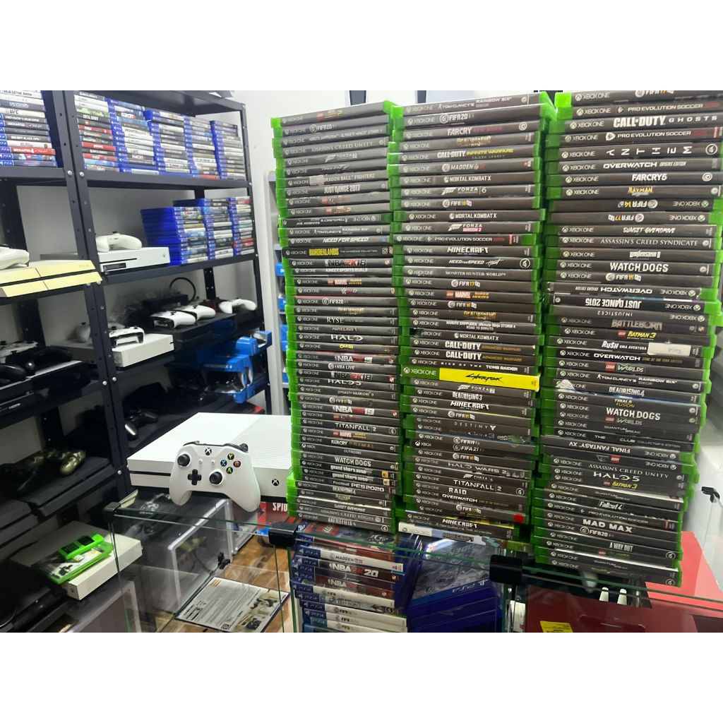 Microsoft Xbox One S 500GB Semi Novo + 1 Controle E Qualquer JOGO A ESCOLHA COM GARANTIA E NOTA FISCAL