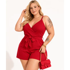 Macacão Plus Size Feminino Super Confortável na Promoção Envio Imediato