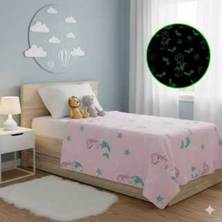 Cobertor Manta Infantil 2,00x1,50mt Brilha no Escuro Antialérgico em Oferta na Shopee