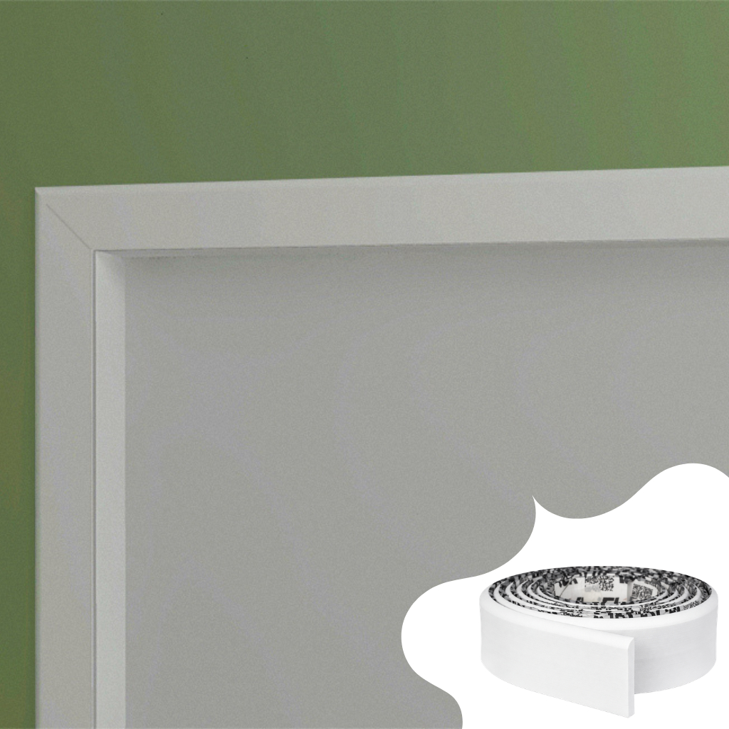 Rodapé Moldura Rodameio De Eva Flexível Autocolante 7cm VP-07