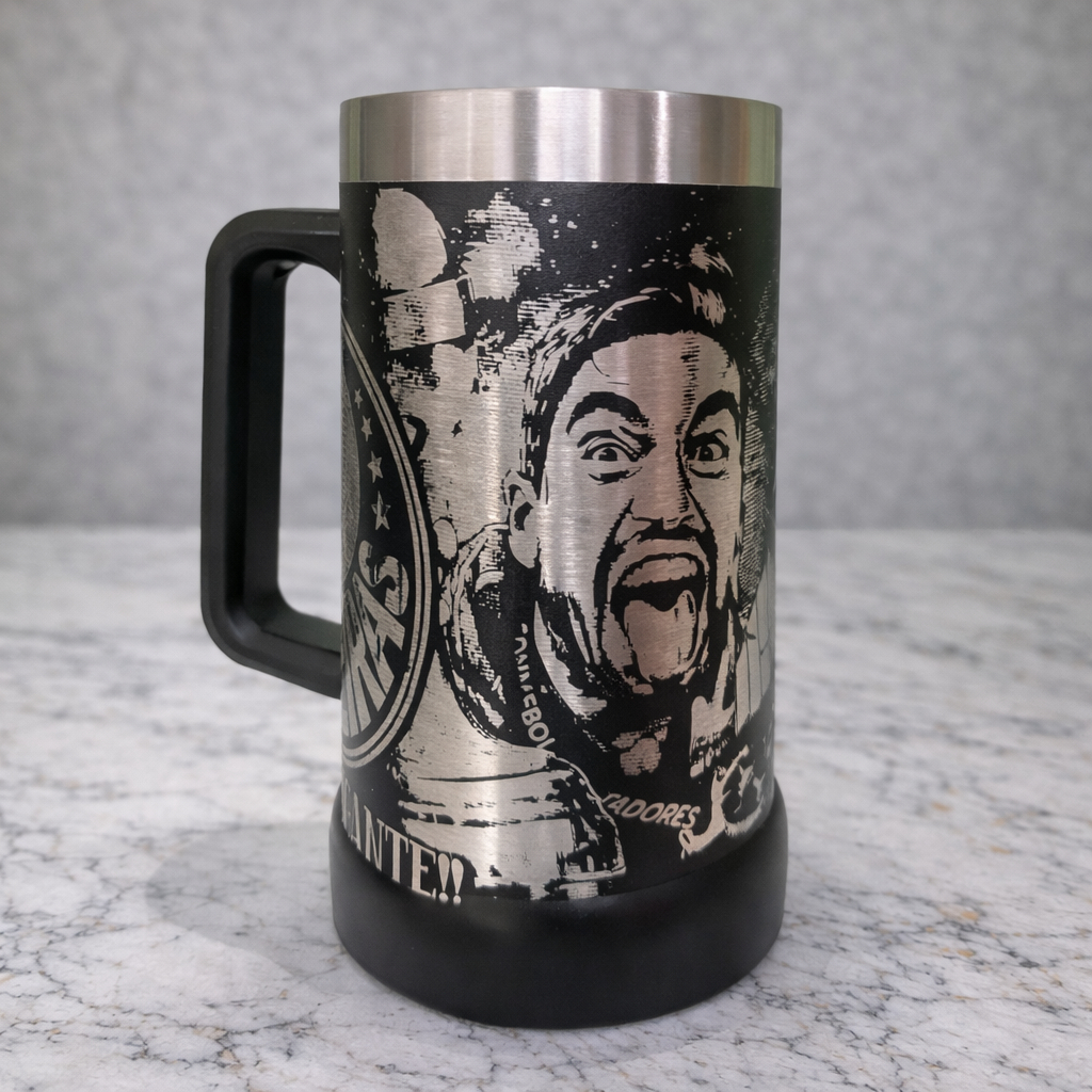 Detalhes do CANECA TÉRMICA Personalizada PALMEIRAS Gravação 360 graus