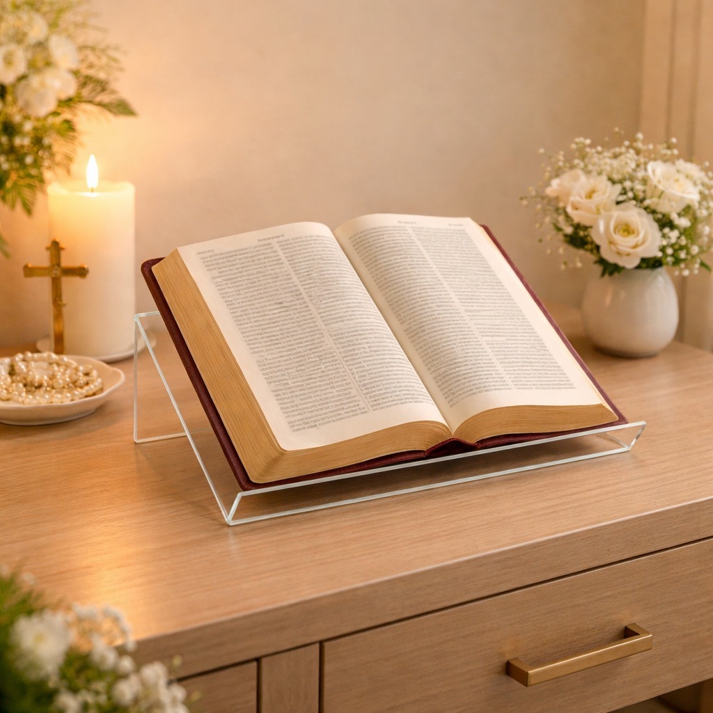 Apoio suporte Bíblia para Igreja, Alatório, Púlpito Estudo Bíblico Porta Bíblia Resistente acrilico