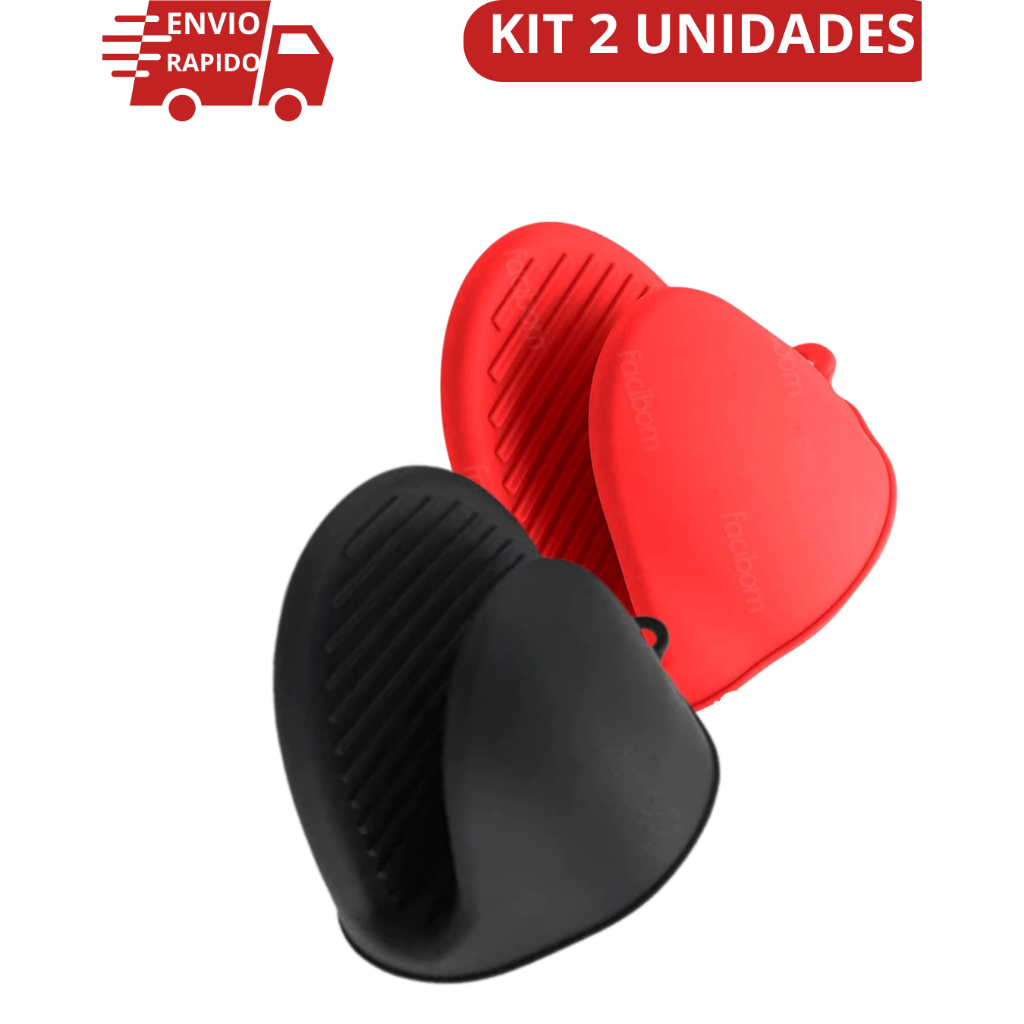 Kit 2 Pegadores Bico de Pato de Silicone Premium Profissional