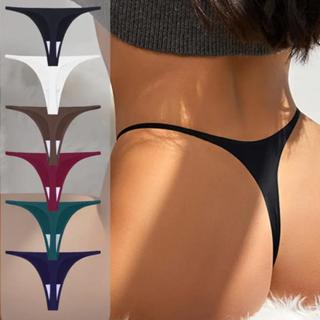 Kit 4 Calcinhas Fio Dental Femininas Sem Costura Poliamida Confortável em Oferta na Shopee