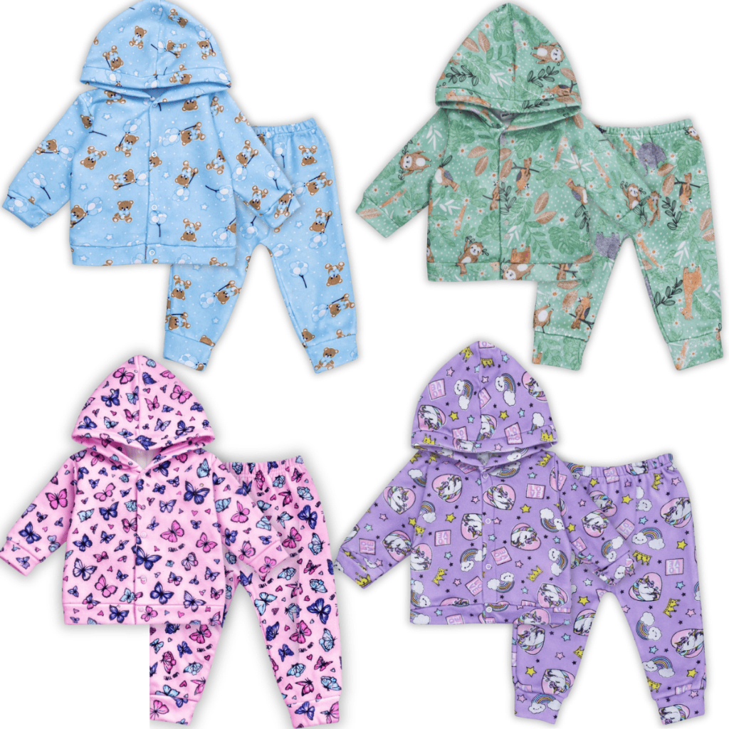 Conjunto Soft Infantil Inverno Ropa de Frio Menino E Menina Conjunto Soft Infantil Inverno Ropa de Frio Menino E Menina