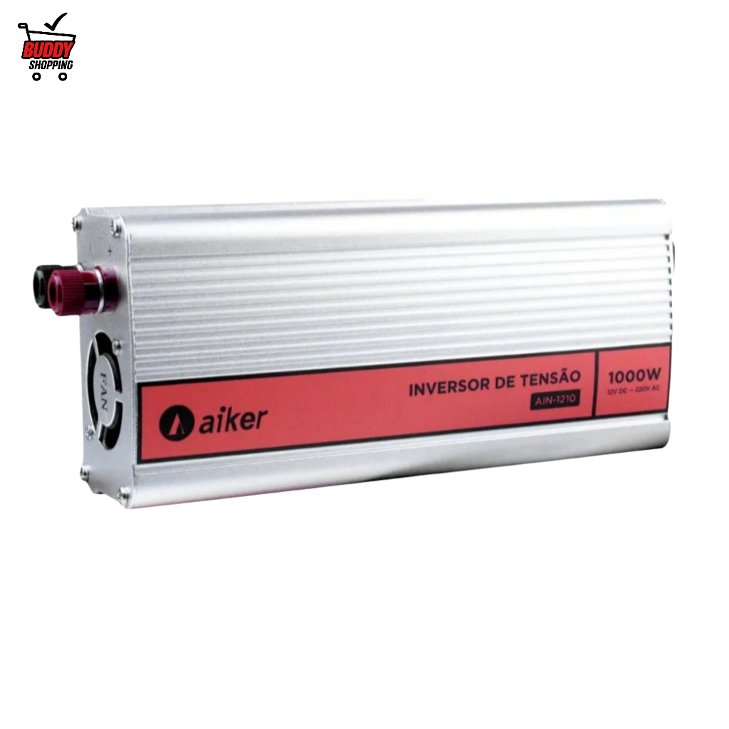 Inversor De Tensão Automotivo AIN-1110 AIN-1210 1000W 12V Para 110V Ou 220V USB Display Digital