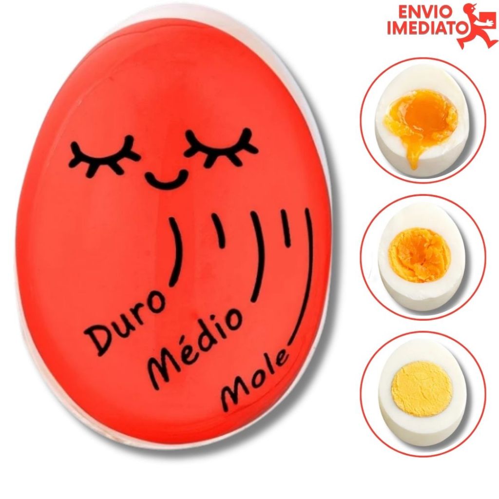 Egg Timer Temporizador Termômetro para Ovo Cozido