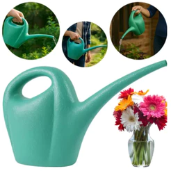 Regador Bico Longo fino 2 litros Jardim Horta Plantas Flores Jardinagem cores aleatórias