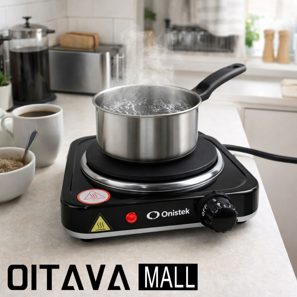 Fogão Elétrico Portátil Fogareiro Cooktop 1 Boca 5 Modos