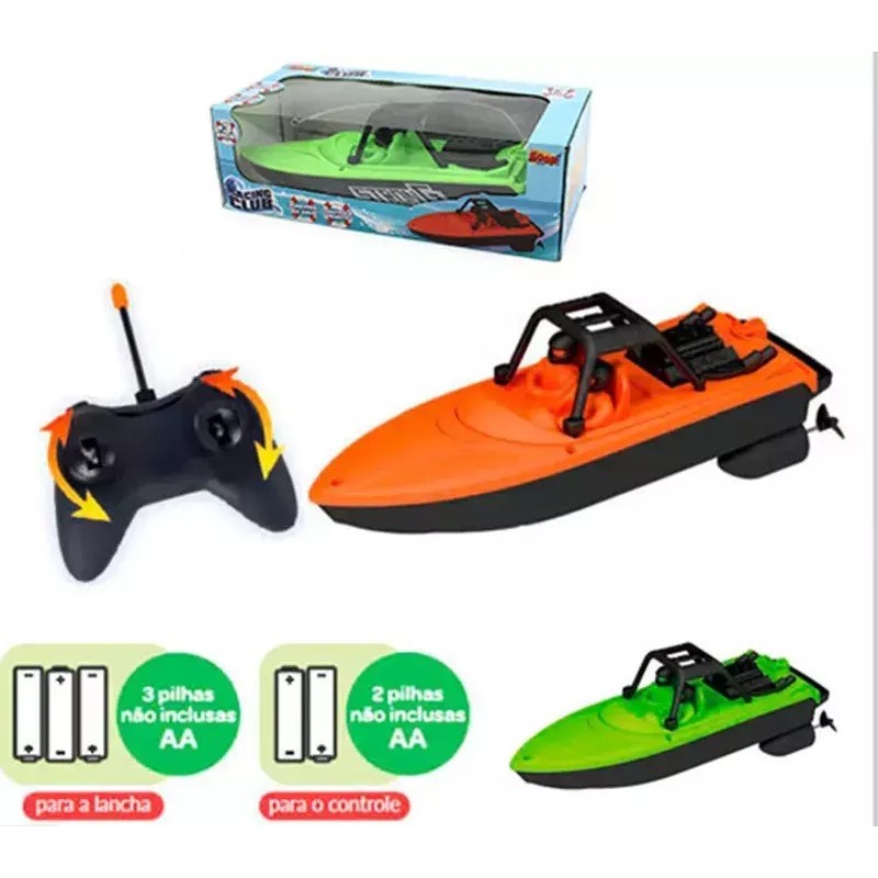 Barco Racing Club — Diversão Radical na Água com Controle Remoto!