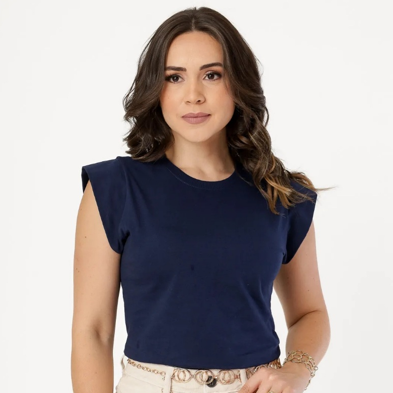 Blusa Feminino Regata Básica Muscle Tee Viscolycra Premium Veste 36 Ao 46 Moda Verão Calor