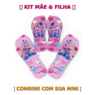 Kit Chinelo Mãe e Filha Combine com Sua Mini Oferta Imperdível