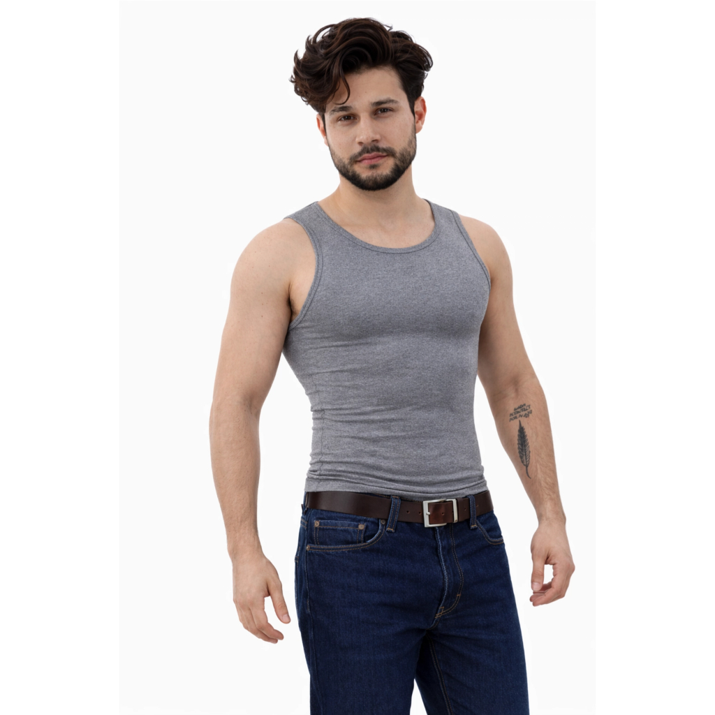 Camisa Cinta Modeladora Masculina Corretor Postural Compressivo
