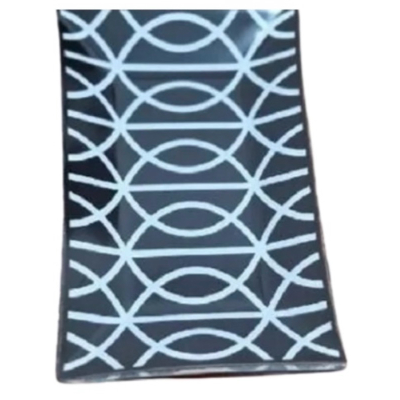 TRAVESSA DE VIDRO RETANGULAR | TAM.: 16X10CM | LOUÇAS | CASA E DECORAÇÃO | PETISQUEIRA | PRATO | MESA | FRUTEIRA | DESEN